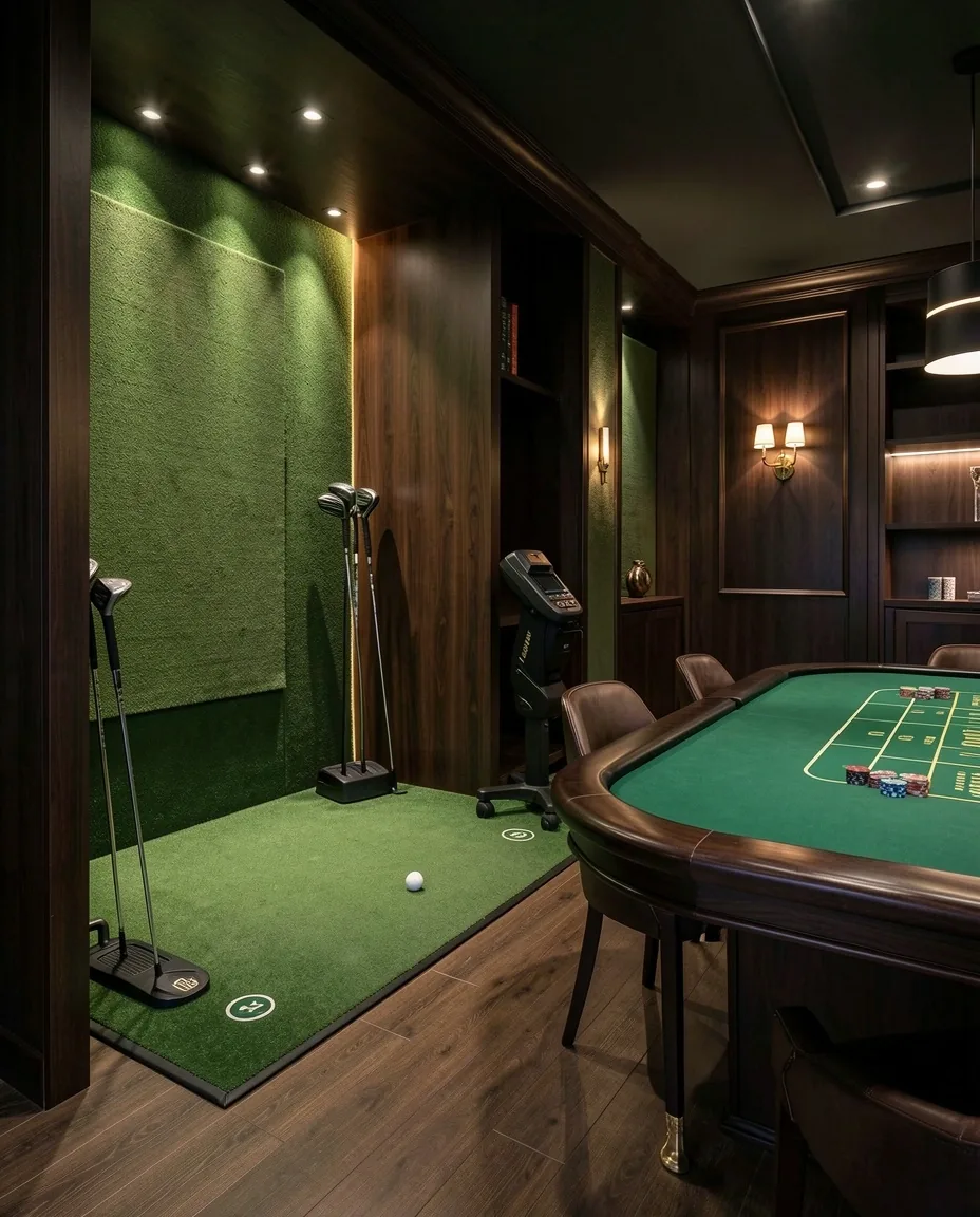 Városi Kert Golf Stúdió és Póker Szalon belső tér