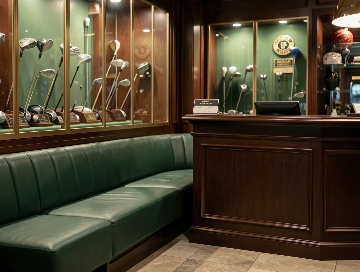 Városi Kert Golf és Póker Szalon recepció és eligazítás
